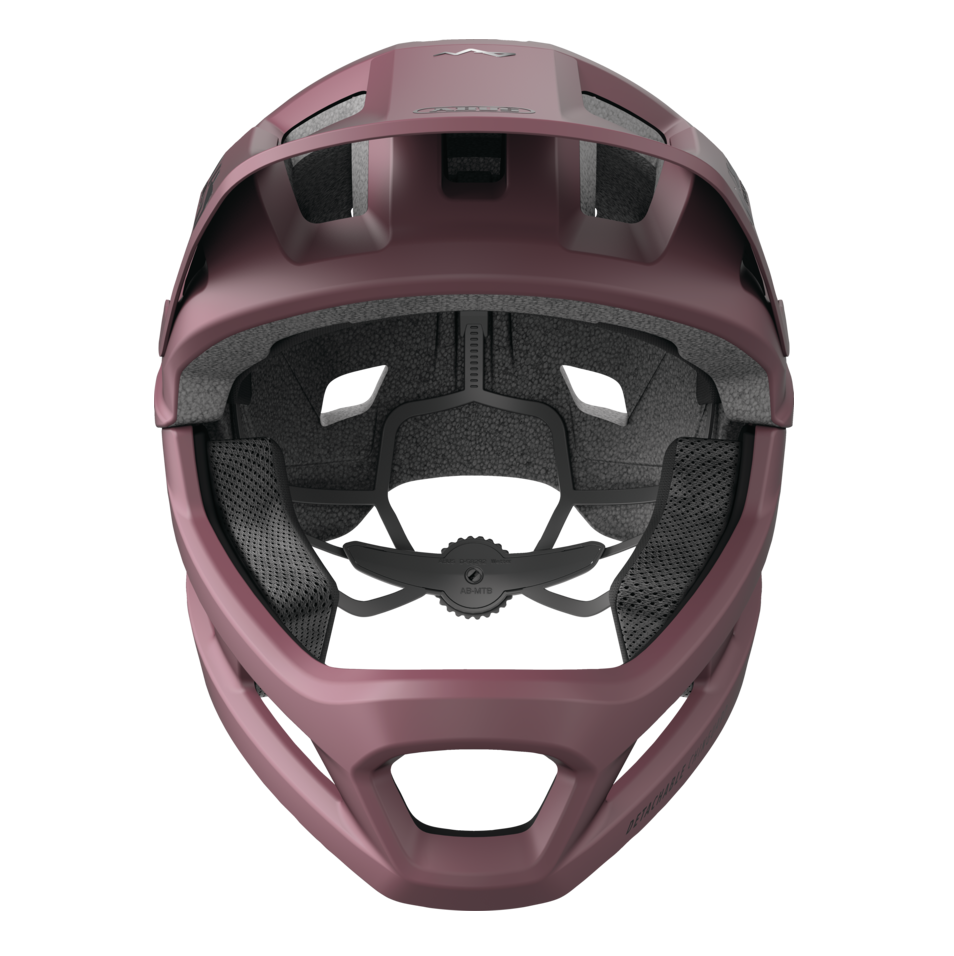 MTB-hjelm ABUS YOUDROP FF Junior Blush Rød