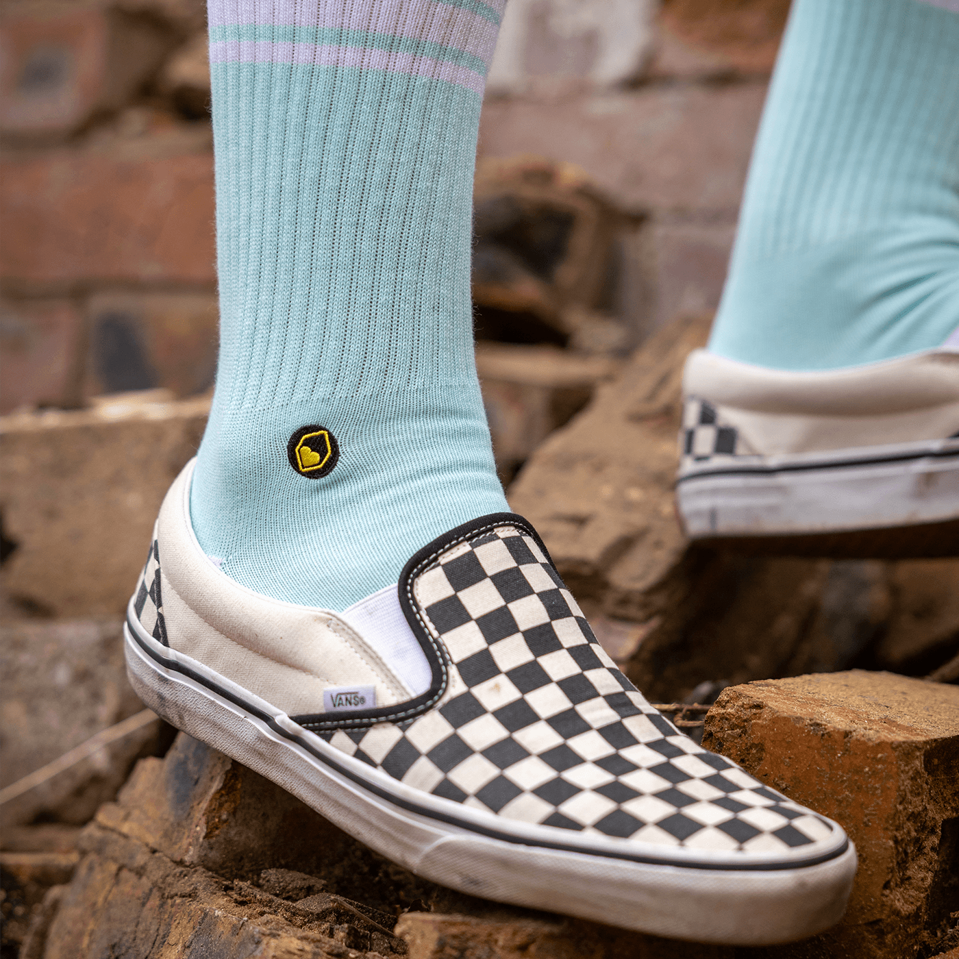 Chaussettes BURGTEC EVERYDAY CREW Bleu Ciel