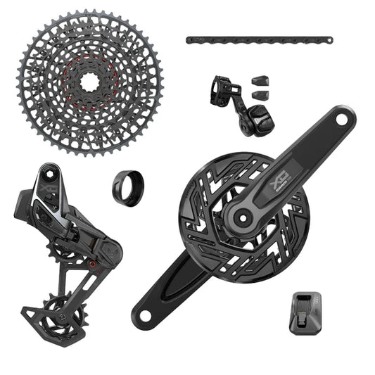 SRAM X0 EAGLE E-MTB BOSCH ISIS AXS T-TYPE transmisijas komplekts, 36 zobi, CLIP-ON, 10/52, USB-C