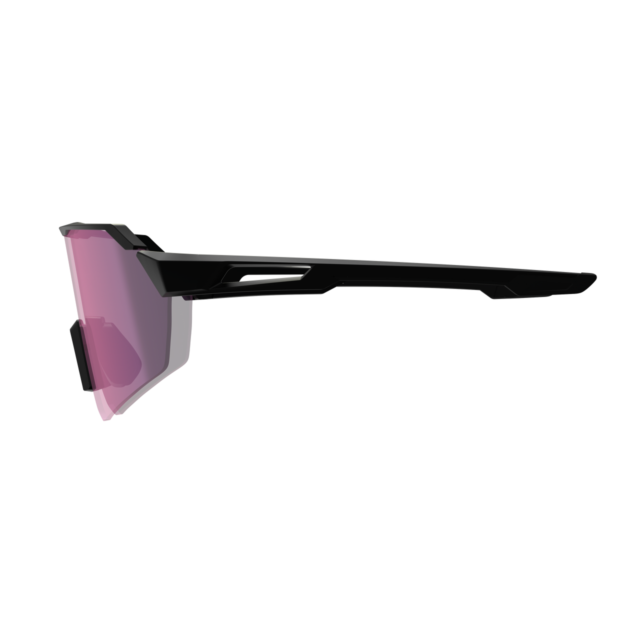 LEATT RIDEVIZ LITE LARGE Satiini Musta Linssi Iriz Crystal Violetti