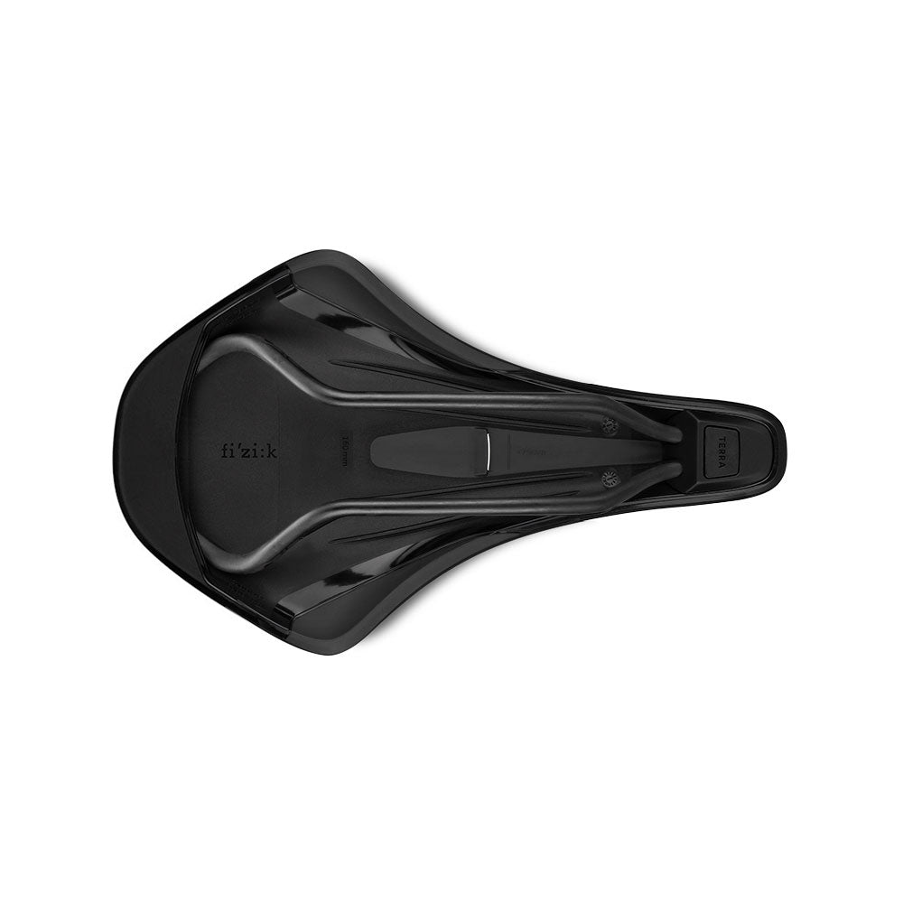 Sadel FIZIK TERRA ARGO X1 160mm Kulstofskinne Sort