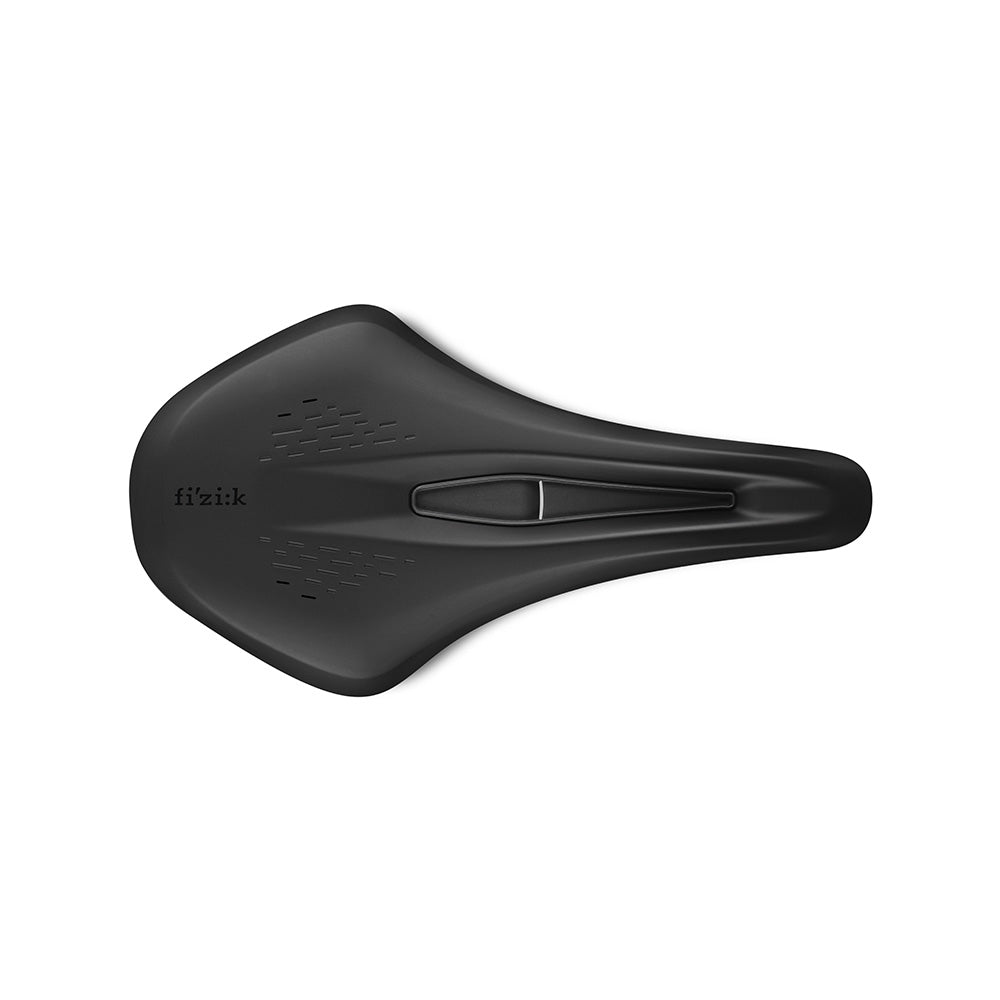 Sadel FIZIK TERRA ARGO X1 140mm Kulstofskinne Sort
