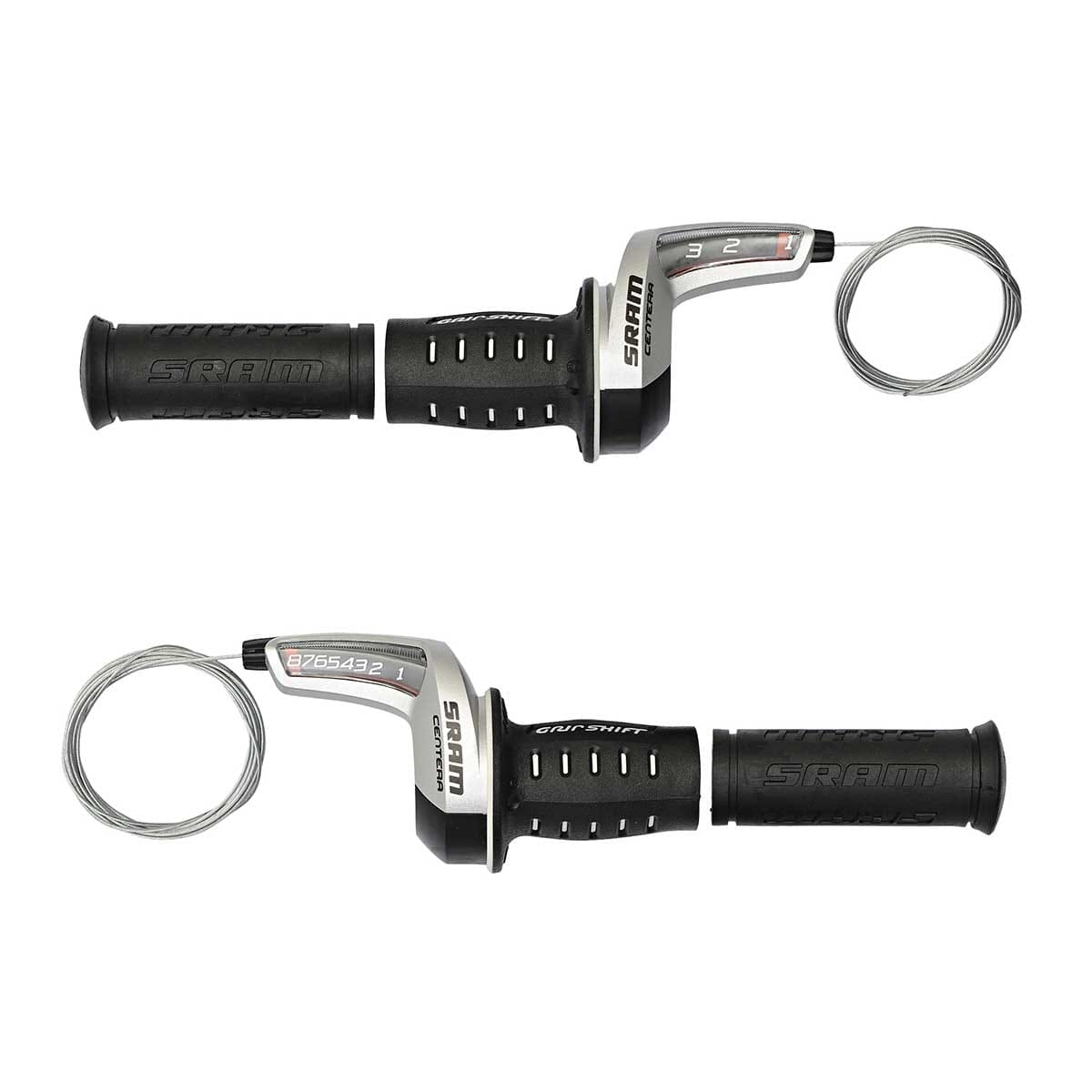 Pár řadících páček SRAM CENTERA 3x8 rychlostí otočné rukojeti