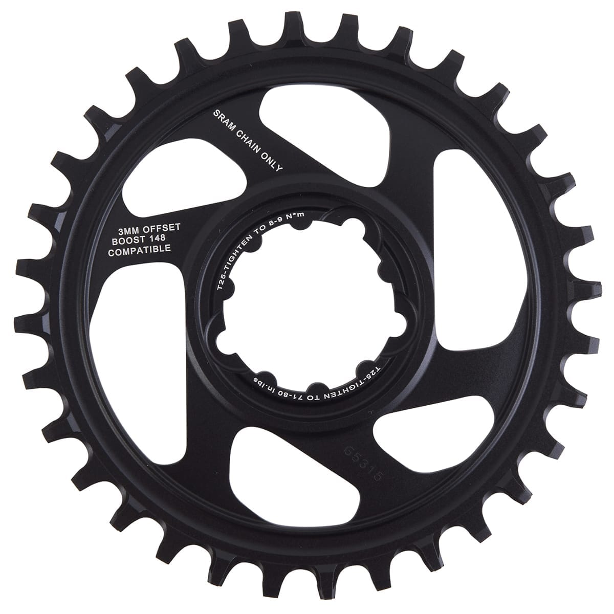 Einfach-Kettenblatt SRAM X-SYNC NARROW WIDE BOOST 11-fach Direct Mount Offset 3 mm