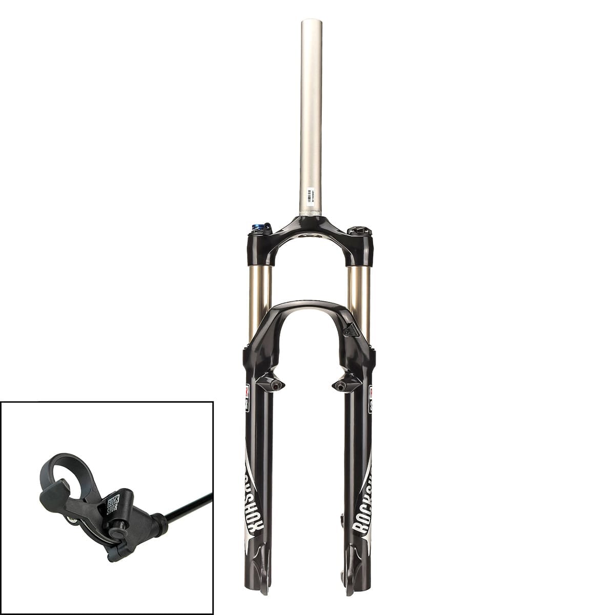 Gaffel ROCKSHOX 30 SILVER TK 26" COIL PopLoc Pivot Lige 9x100mm Sort
