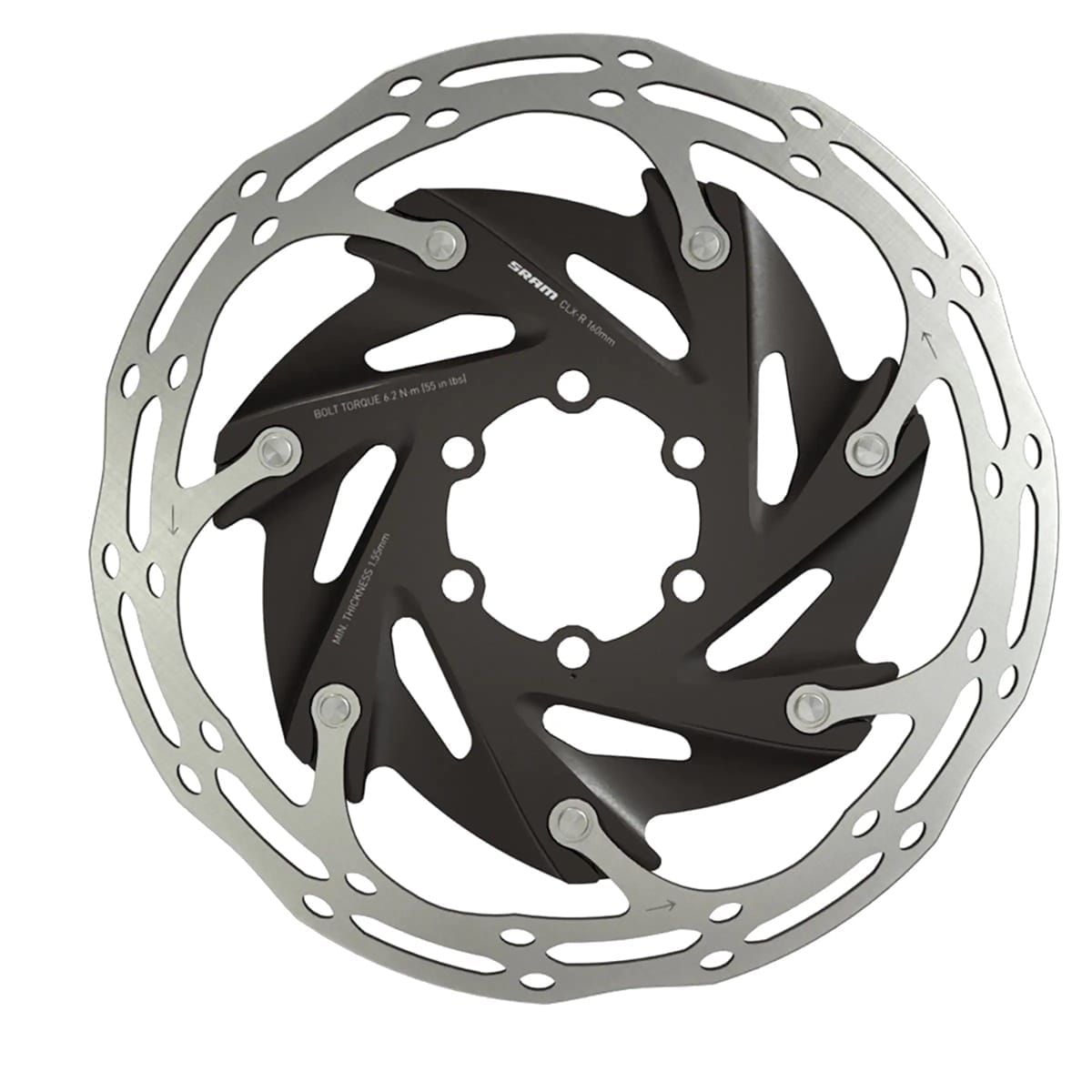 Disco SRAM CENTERLINE XR 6 Fori Nero