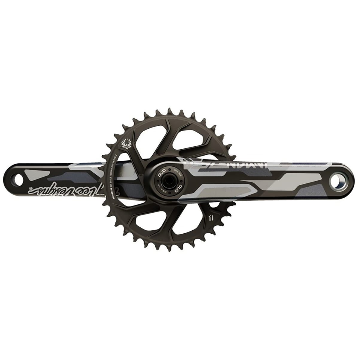 Krankarm 11/12V TRUVATIV DESCENDANT TLD EAGLE ALL DH DUB83 Sort Carbon