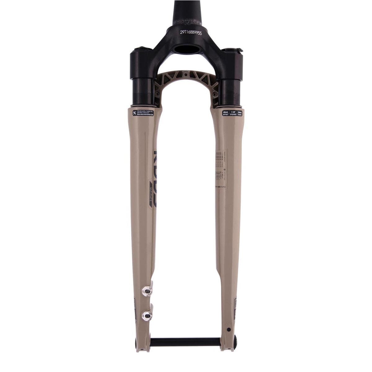 ROCKSHOX RUDY ULTIMATE RACE DAY CROWN 700c BOOST 12x100 30mm Kwiqsand SoloAir A1 Fork 45mm Offset