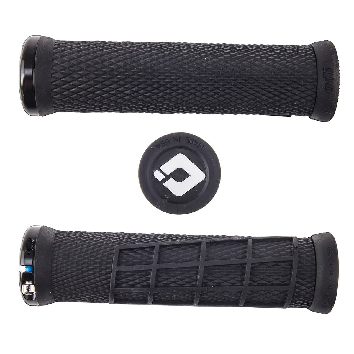 Kädensijat ODI ELITE FLOW Lock-On 130 mm Musta