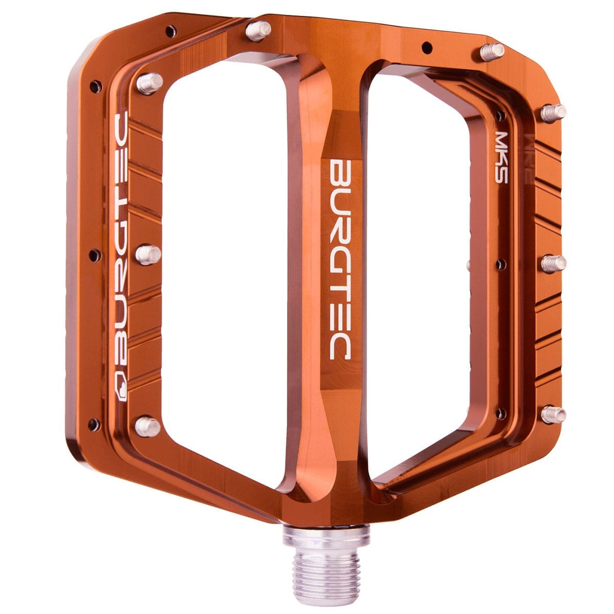 Pedales BURGTEC PENTHOUSE FLAT MK5 Eje Acero Bronce