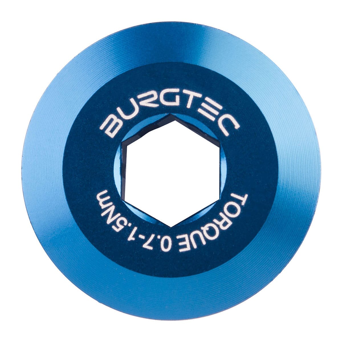 BURGTEC Preload Bolt for Shimano HOLLOWTECH 2 Crankset Blue