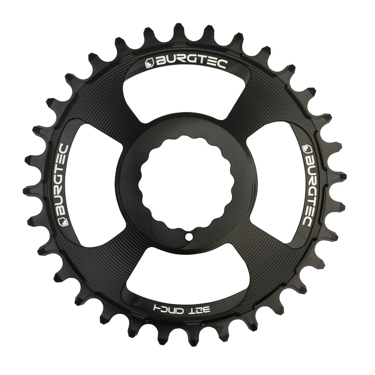 Piatto Singolo BURGTEC THICK THIN RaceFace 10/11/12V Cinch Direct Mount Narrow Wide Nero