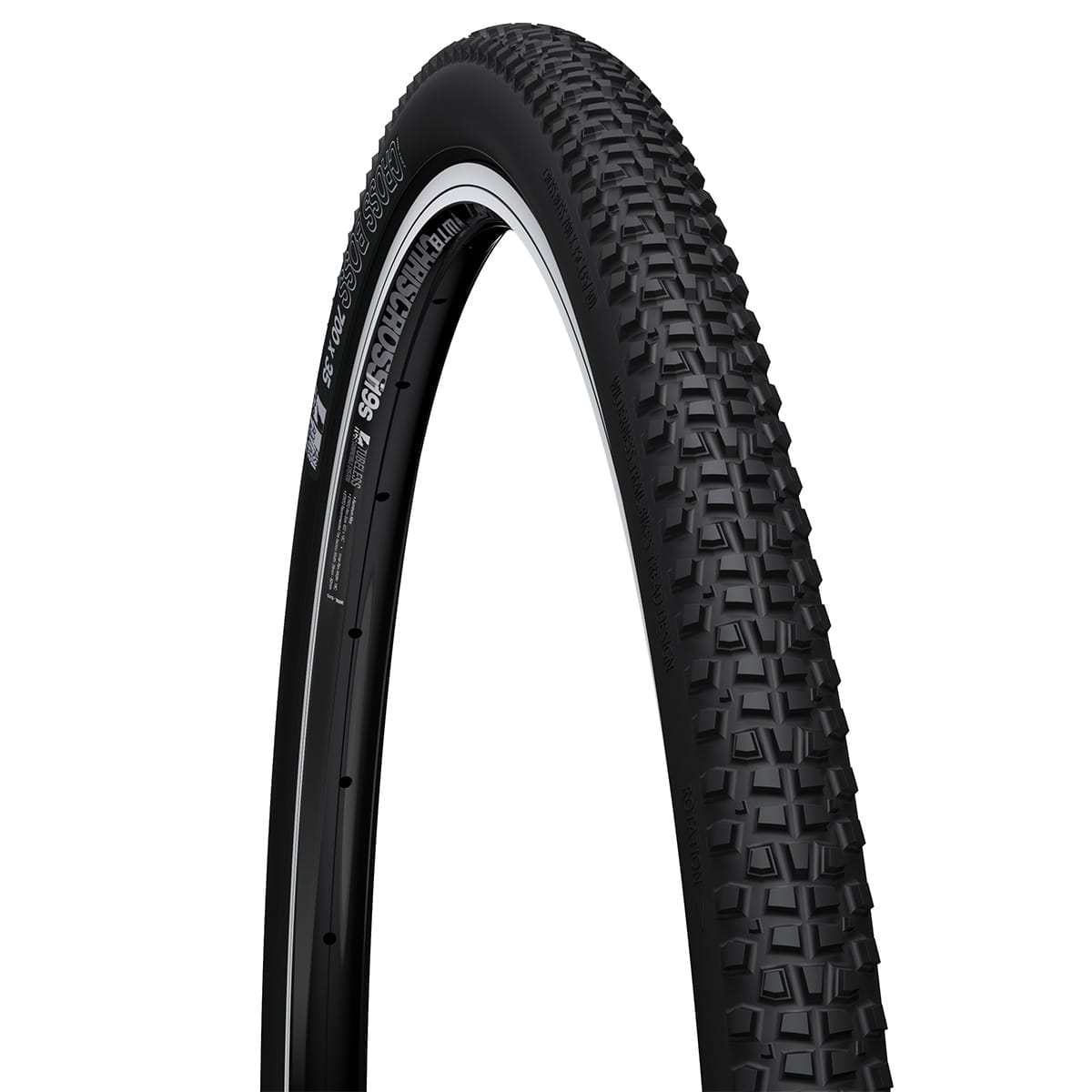 Pneumatico WTB CROSS BOSS TCS Light 700x35c Tubeless Ready Nero
