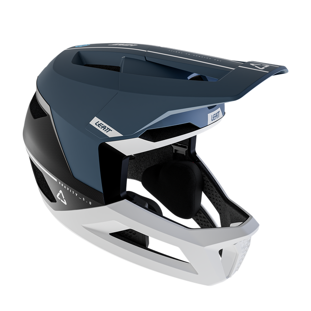 LEATT MTB GRAVITY 5.0 MTB Helmet Blue/White