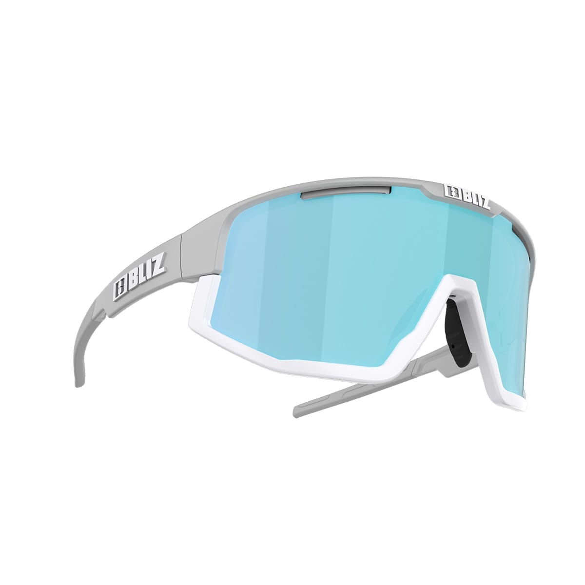 Okulary BLIZ FUSION Szare Soczewka Niebieska Iridium