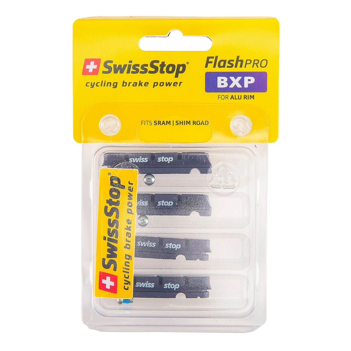 Kit 4 Pattini SWISS STOP FLASH Blu Alluminio