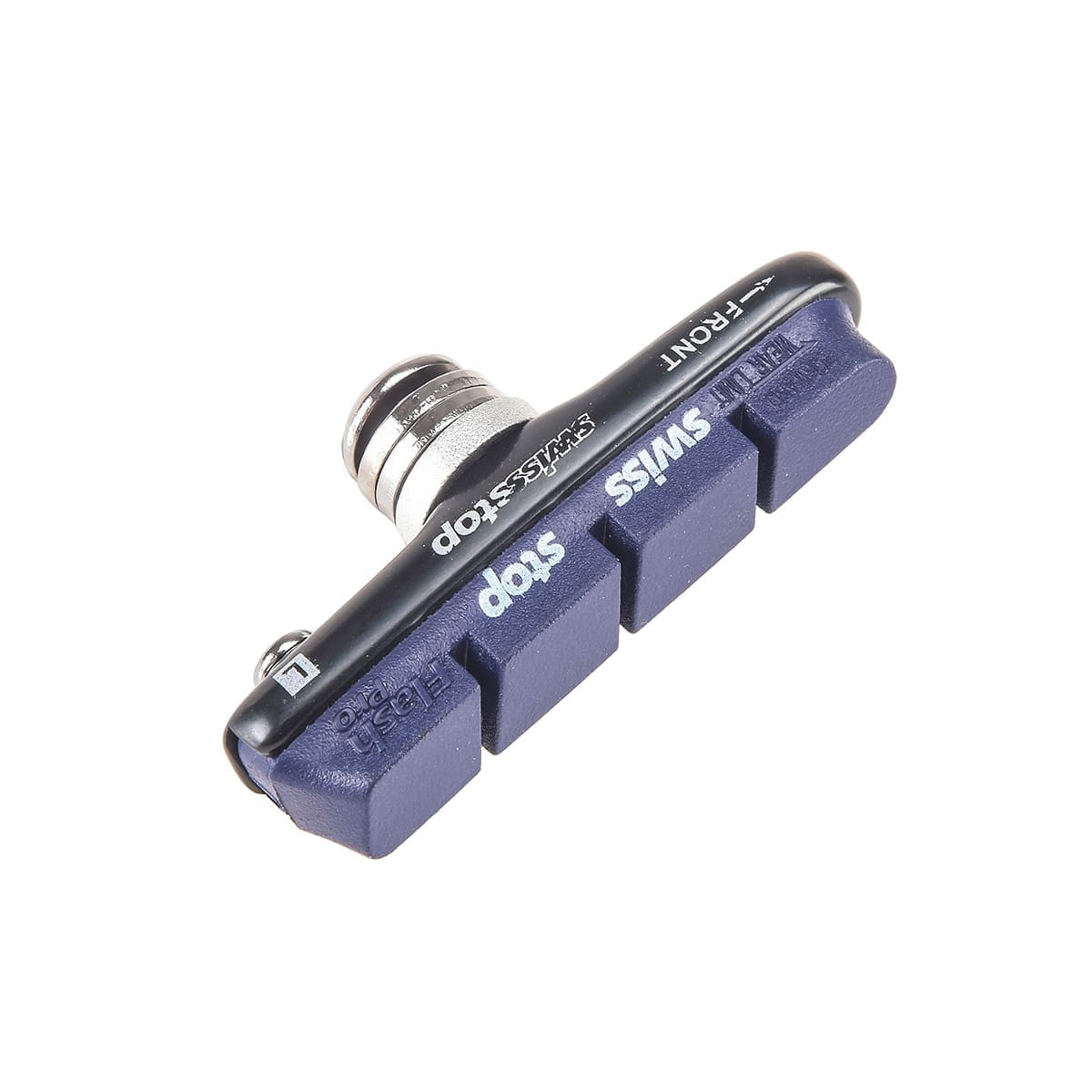 Sada 2 držáků brzdových destiček SWISS STOP ORGANICKÉ FLASH PRO MODRÉ Hliník