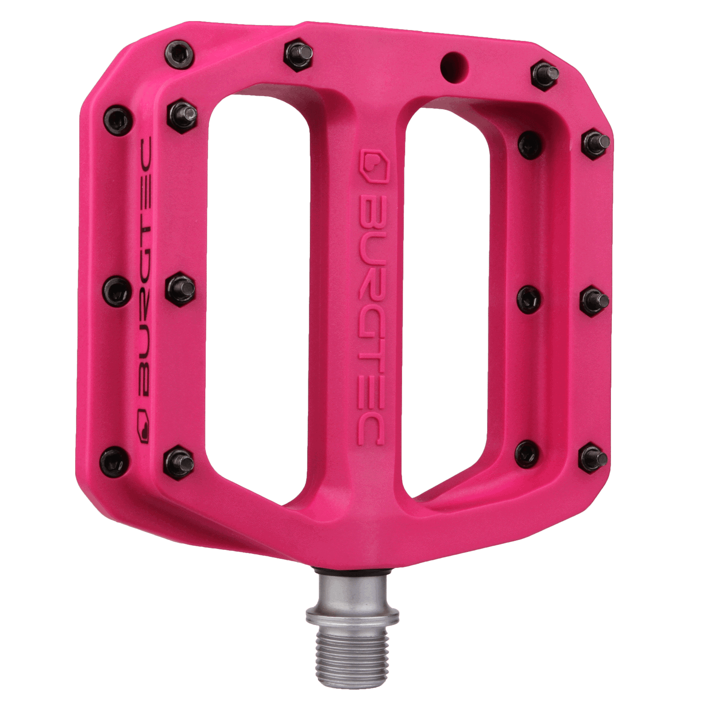 Pedais Planos BURGTEC MK4 Composite Toxic Barbie Rosa
