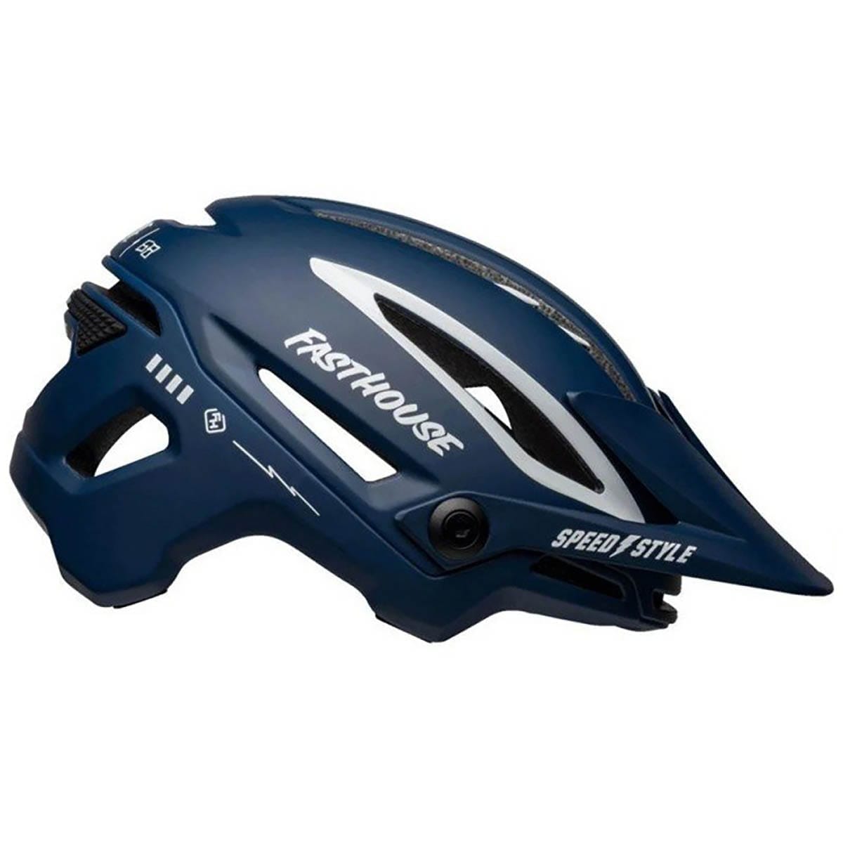 Helma MTB BELL SIXER MIPS FAST HOUSE Modrá/Bílá