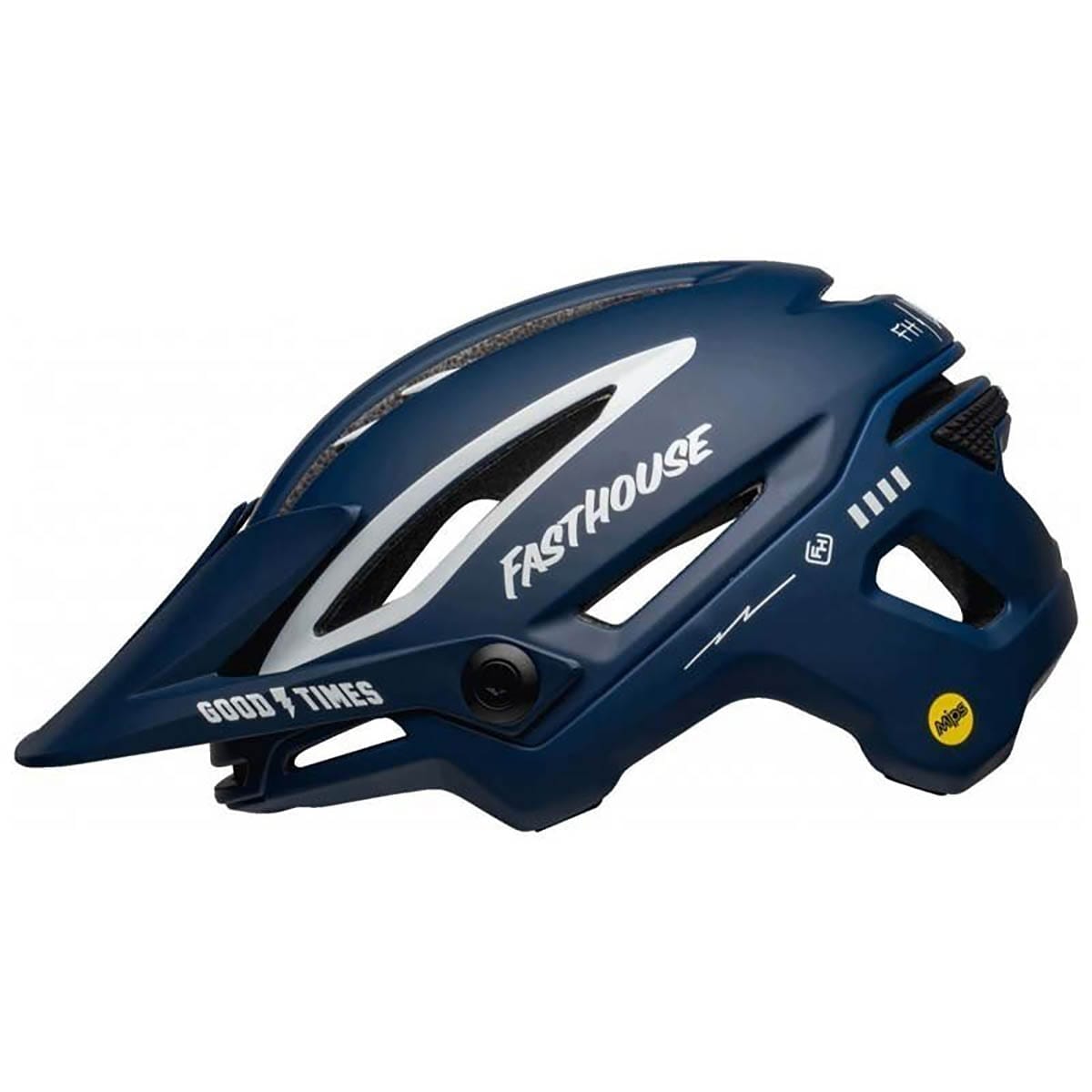 Helma MTB BELL SIXER MIPS FAST HOUSE Modrá/Bílá