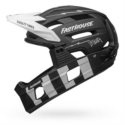 MTB helma BELL SUPER AIR R MIPS FAST HOUSE Černá/Bílá