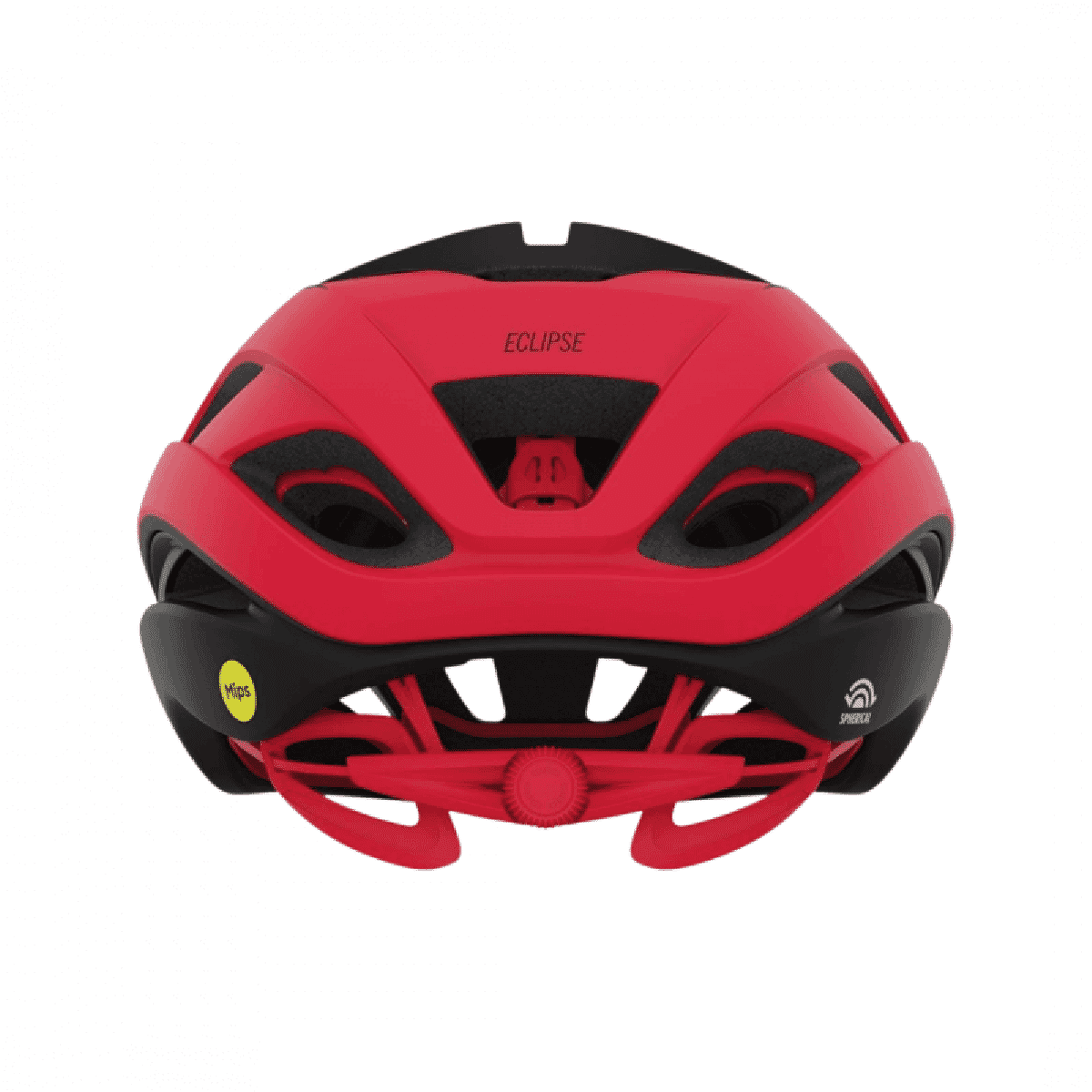 Vägcykelhjälm GIRO ECLIPSE SPHERICAL Svart/Röd
