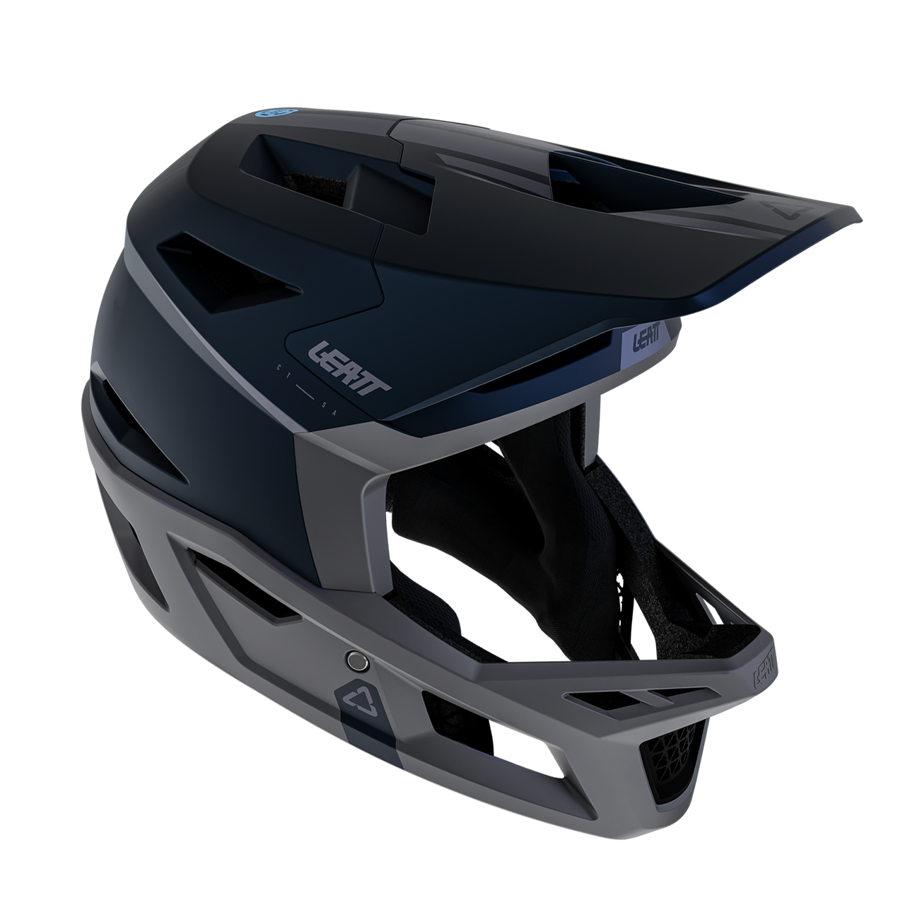 Casque VTT LEATT MTB GRAVITY 4.0 Stealth Noir/Gris