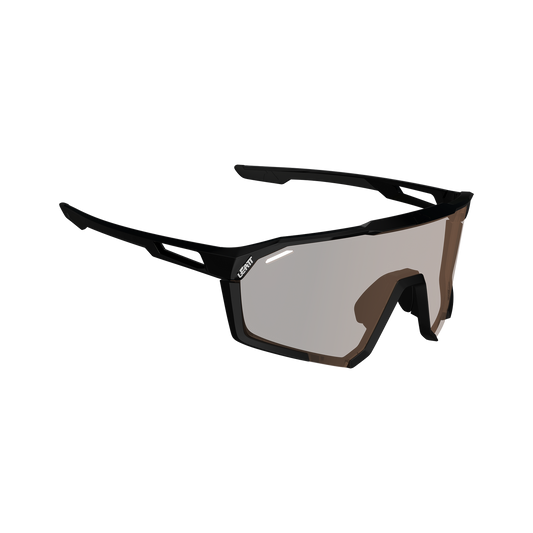 Lunettes LEATT SPEEDVIZ PRO Noir Satin Verre Photochromique Iriz Argent