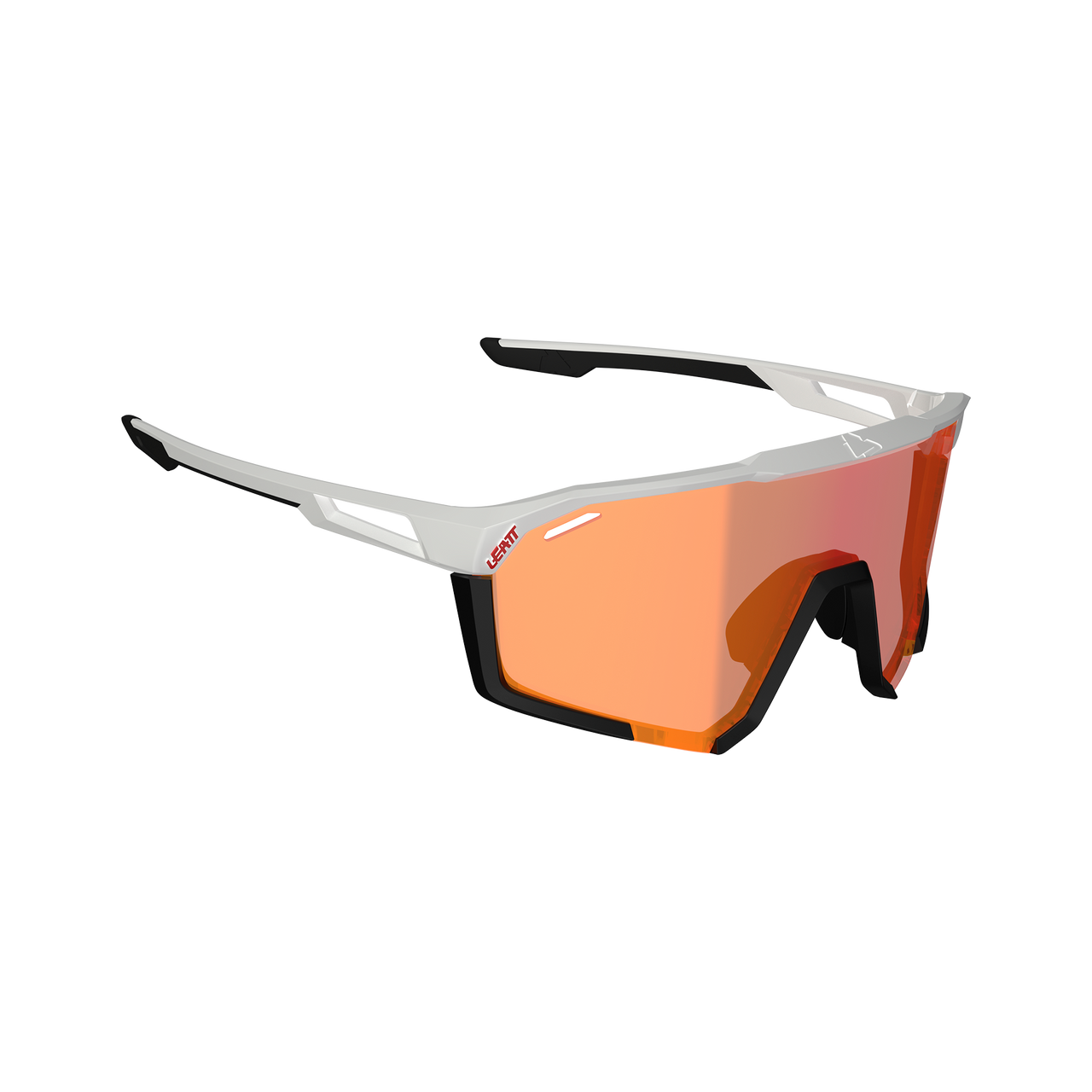 Lunettes LEATT SPEEDVIZ PRO Blanc Verre Photochromique  Iriz Cryztal Rouge