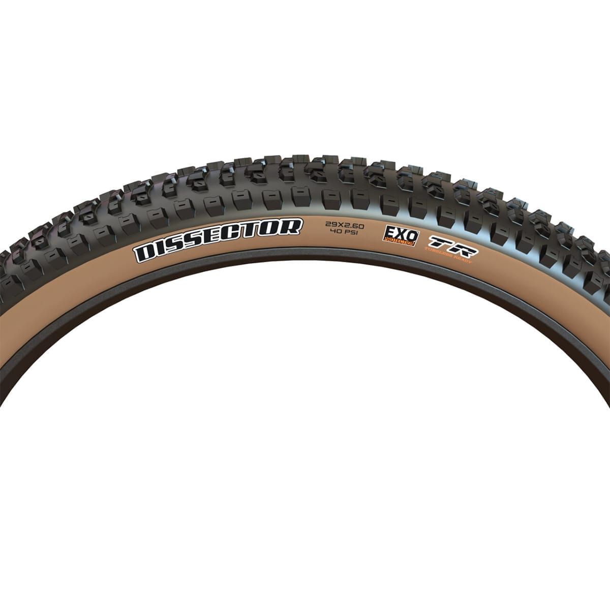Pneu MAXXIS DISSECTOR 29x2.60 WT Exo Tubeless Ready Flexível Tanwall