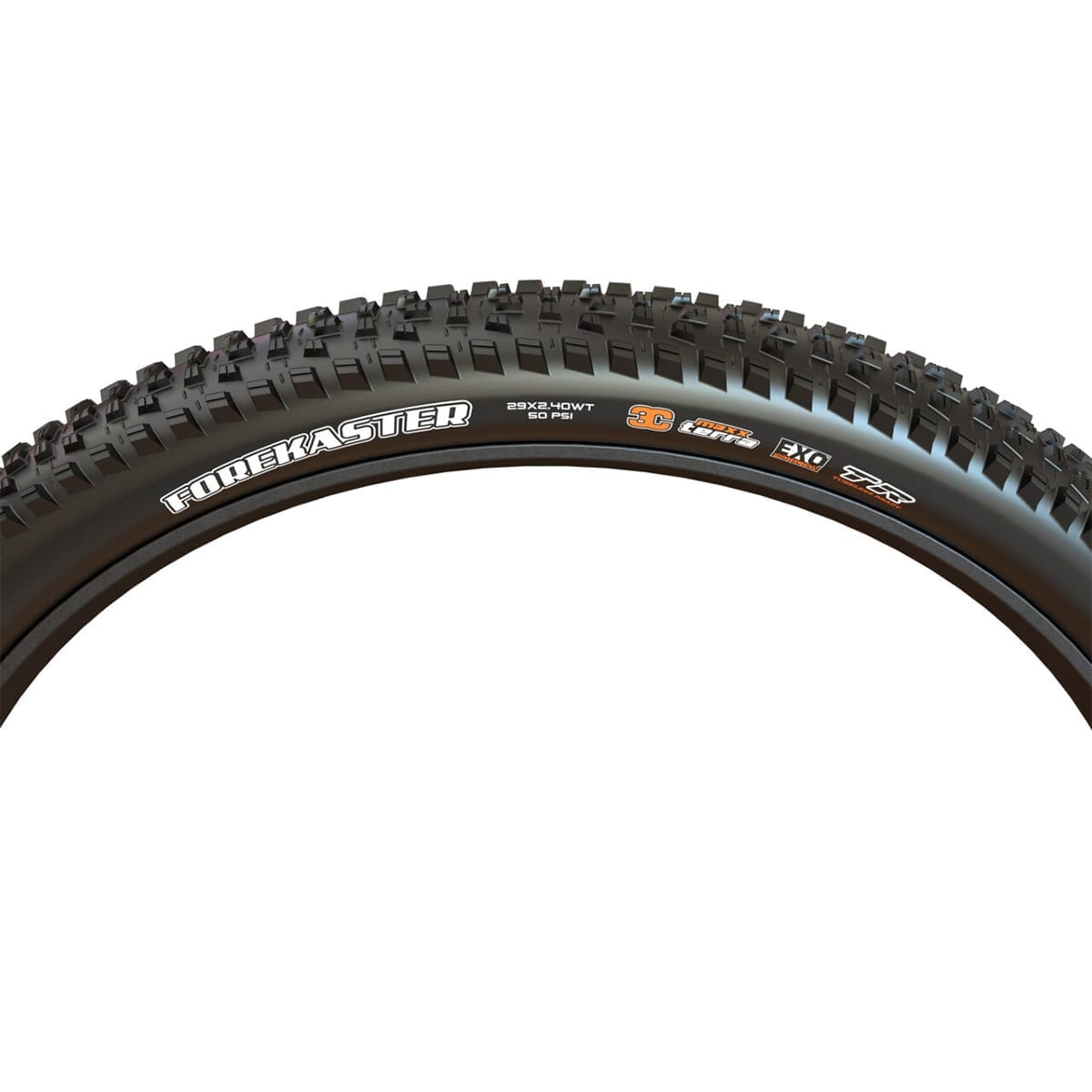 MAXXIS FOREKASTER 29x2.60 Exo+ 3C MaxxTerra Tubeless Ready Foldedæk Sort