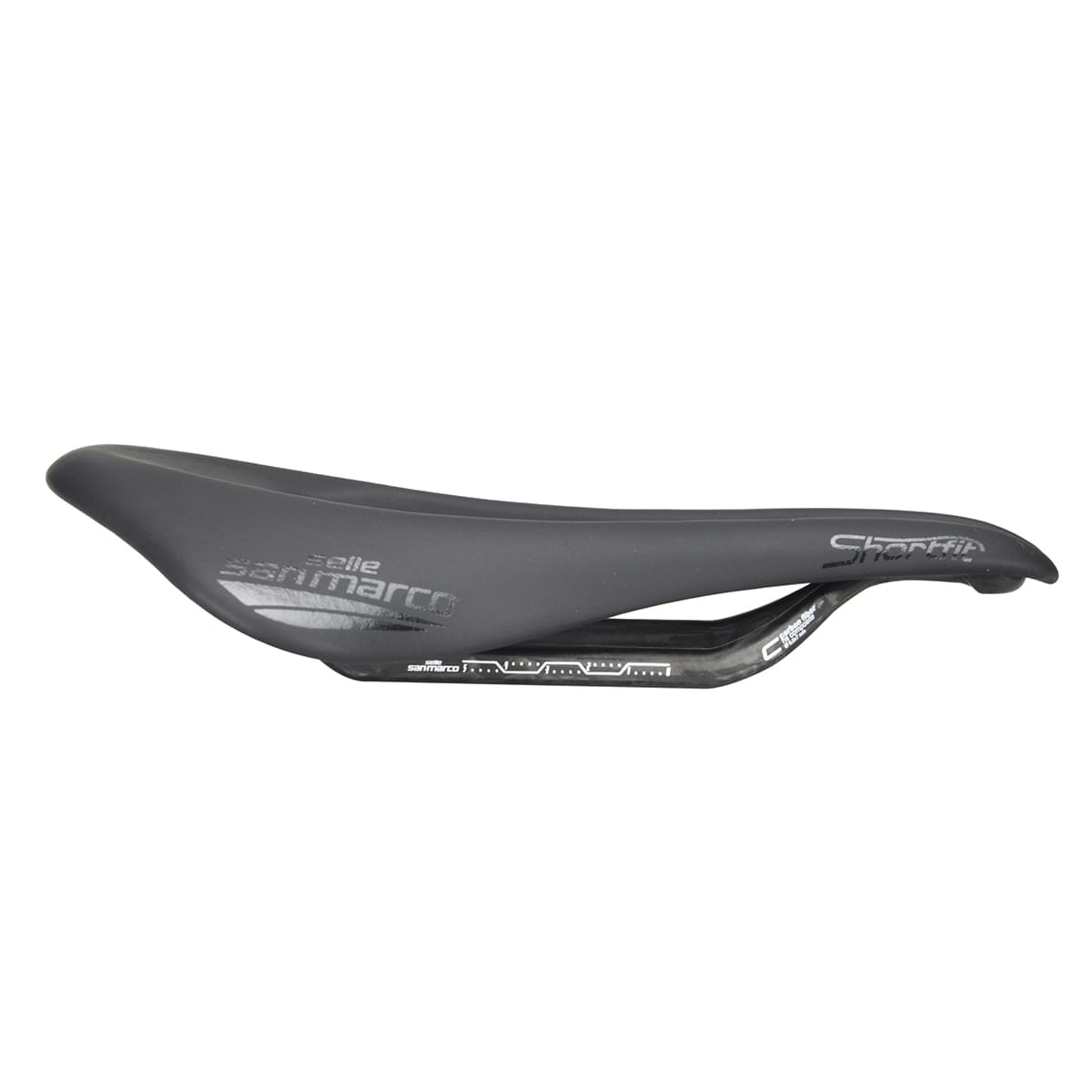 Sattel SELLE SAN MARCO SHORTFIT OPEN FIT SUPERLEGGERA WIDE Schienen Carbon