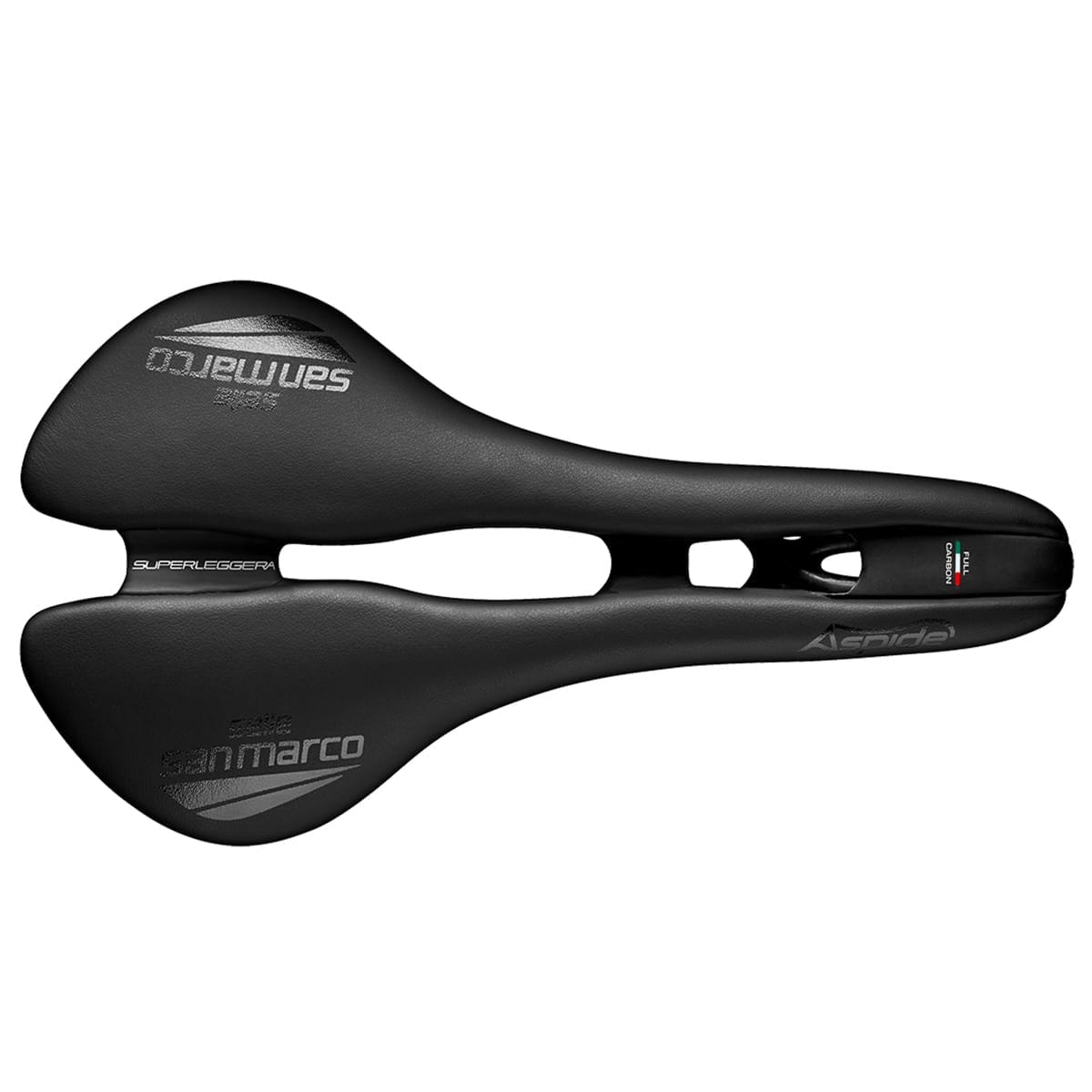 Siodełko SELLE SAN MARCO ASPIDE SUPERLEGGERA OPEN FIT NARROW szyny karbonowe