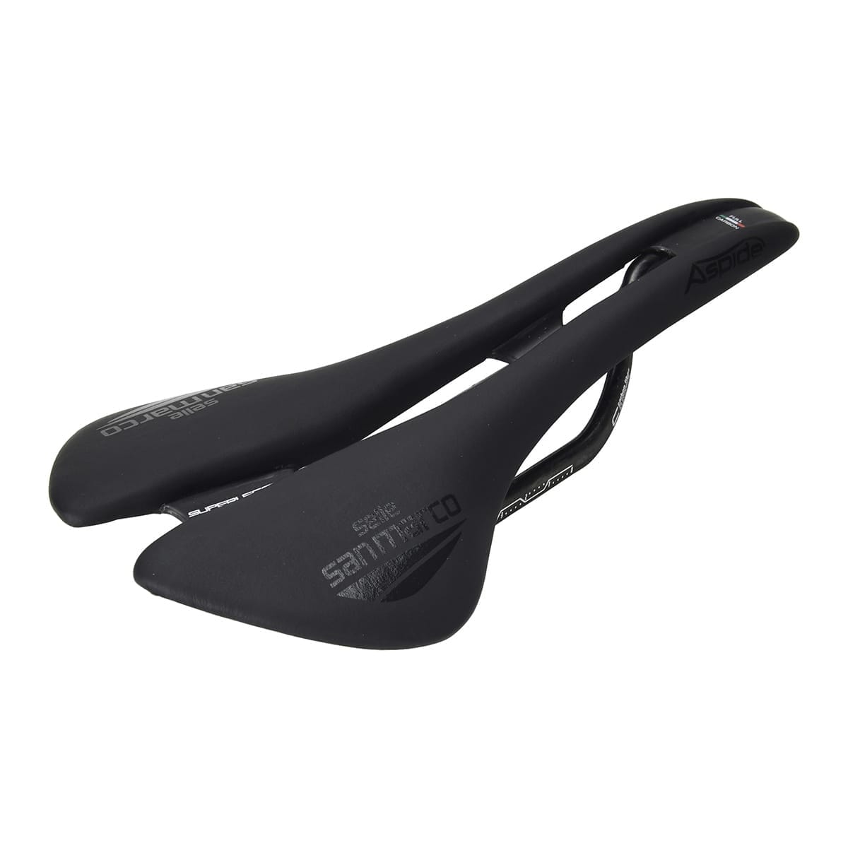 Zadel SELLE SAN MARCO ASPIDE SUPERLEGGERA OPEN FIT WIDE Carbon Rails