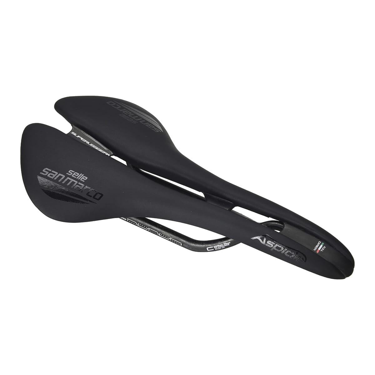 Zadel SELLE SAN MARCO ASPIDE SUPERLEGGERA OPEN FIT WIDE Carbon Rails