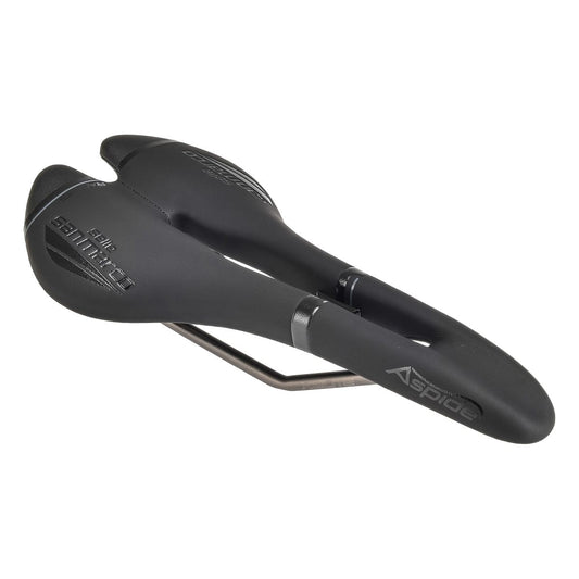 Saddle SELLE SAN MARCO ASPIDE RACING OPEN FIT NARROW Xsilite Rails Black