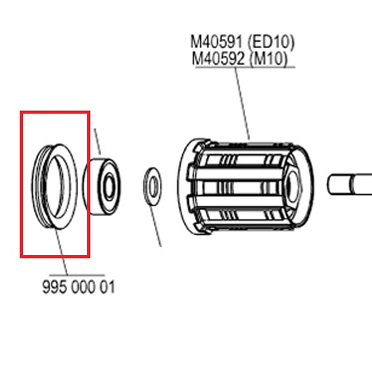 Joint à Lèvre MAVIC pour Corps de Roue Libre FTS-L/FTS-X