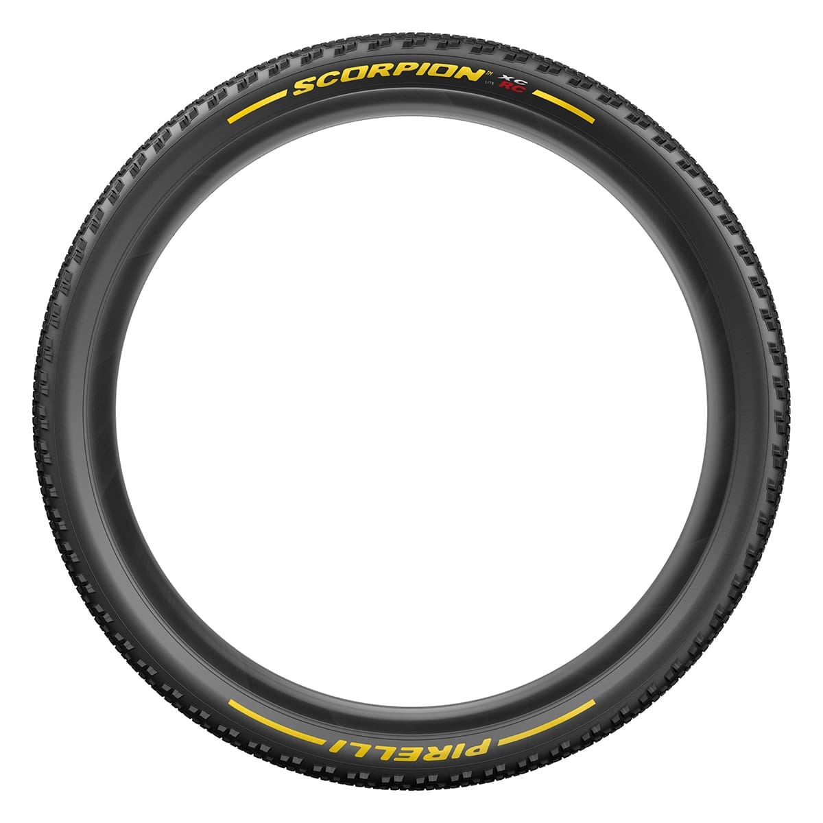 Dæk PIRELLI SCORPION XC RC LITE 29x2,20 Tubeless Ready Foldbar Sort/Gul 3957500