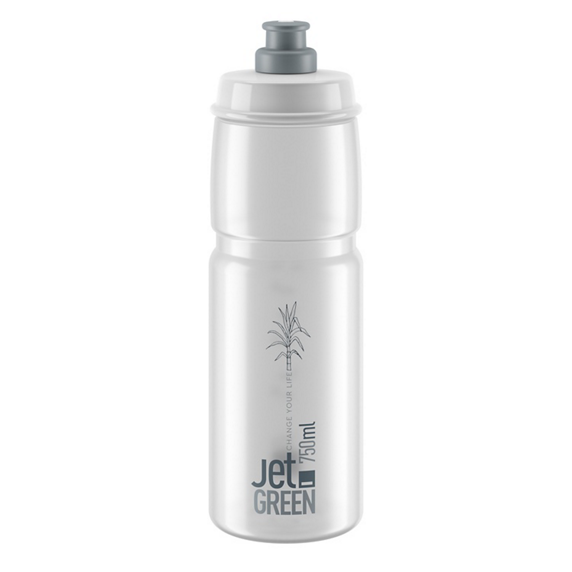 Bidon ELITE JET SUGAR CANE Transparent/Gris