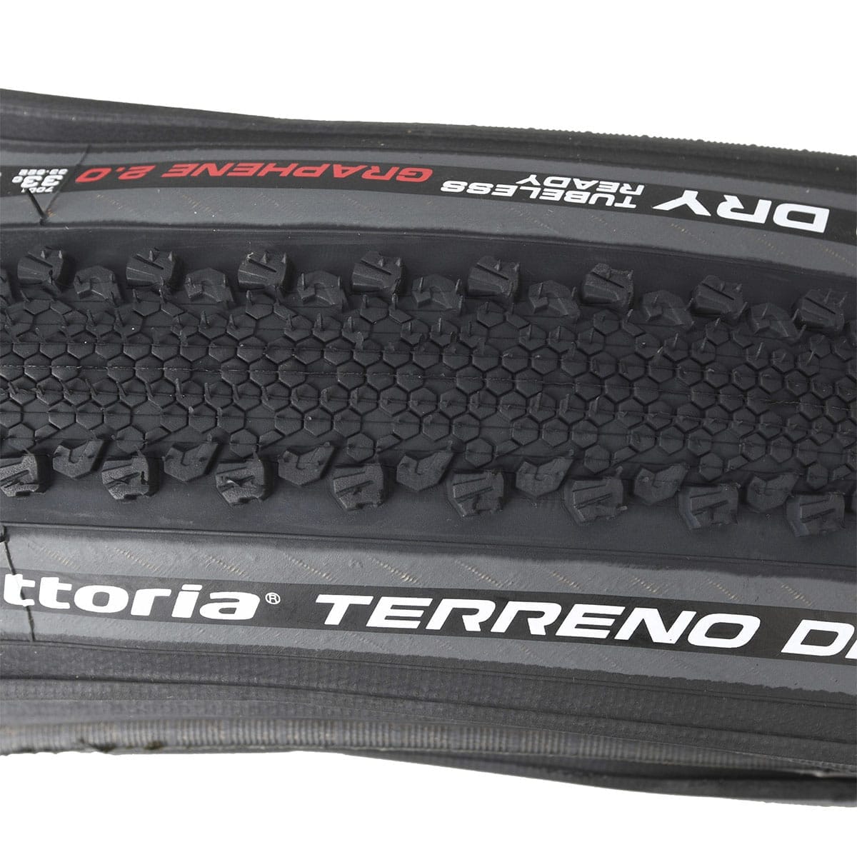 Dæk VITTORIA TERRENO DRY Graphene G2.0 700x33c Tubeless Ready Grå