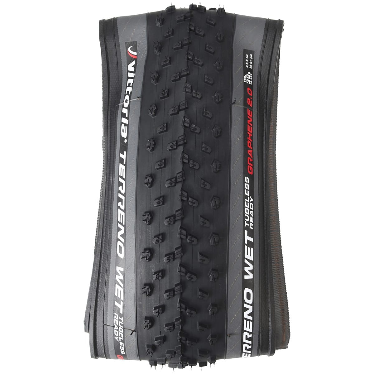 VITTORIA TERRENO WET Graphene G2.0 700x40c Tubeless Ready taittuva rengas