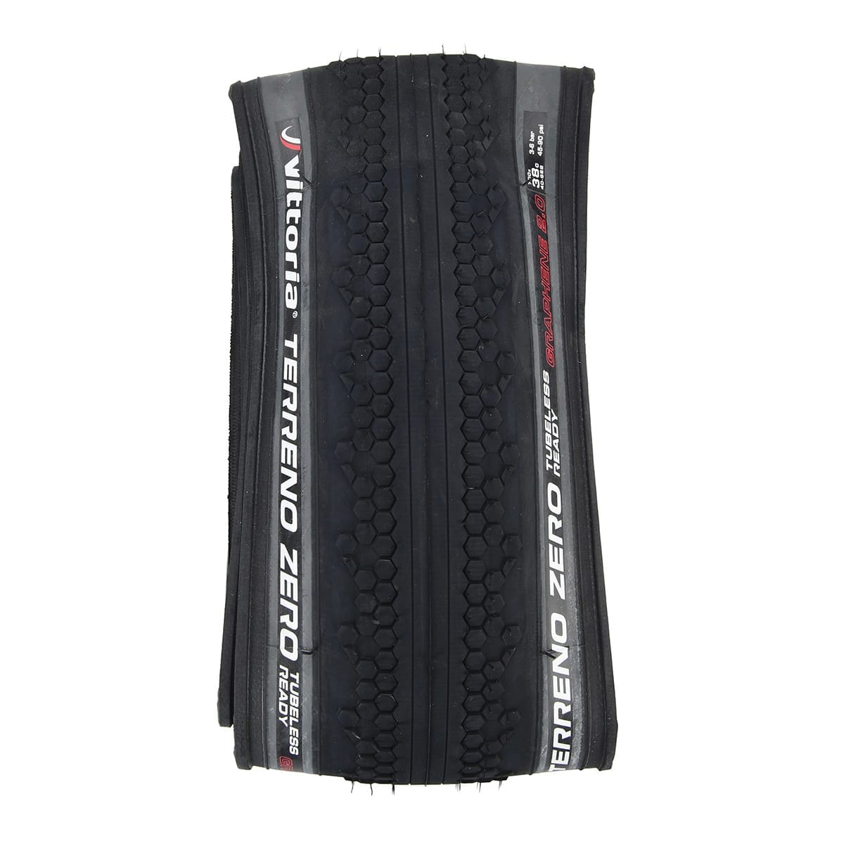 Pneu VITTORIA TERRENO ZERO GRAVEL ENDURANCE Graphene G2.0 700x45c Tubeless Ready Gris