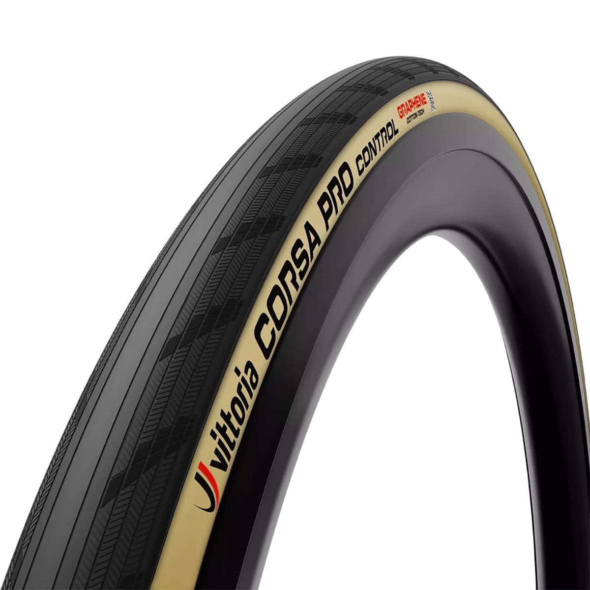 Dæk VITTORIA CORSA PRO CONTROL Graphene G2.0 700c Tubeless Ready Beige