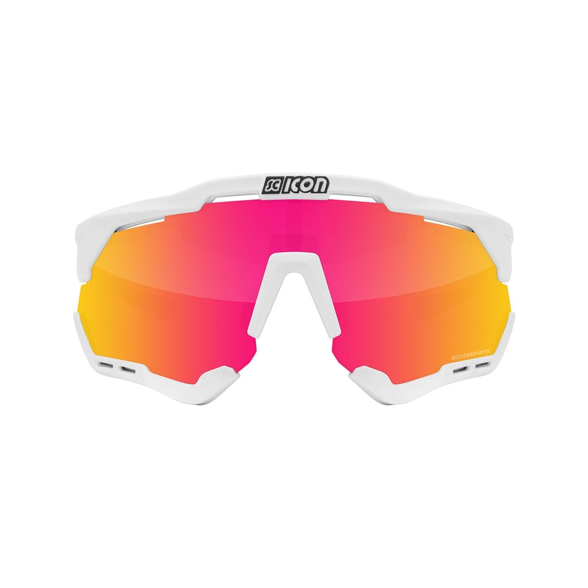 Bril SCICON AEROSHADE Wit Iridium Rood