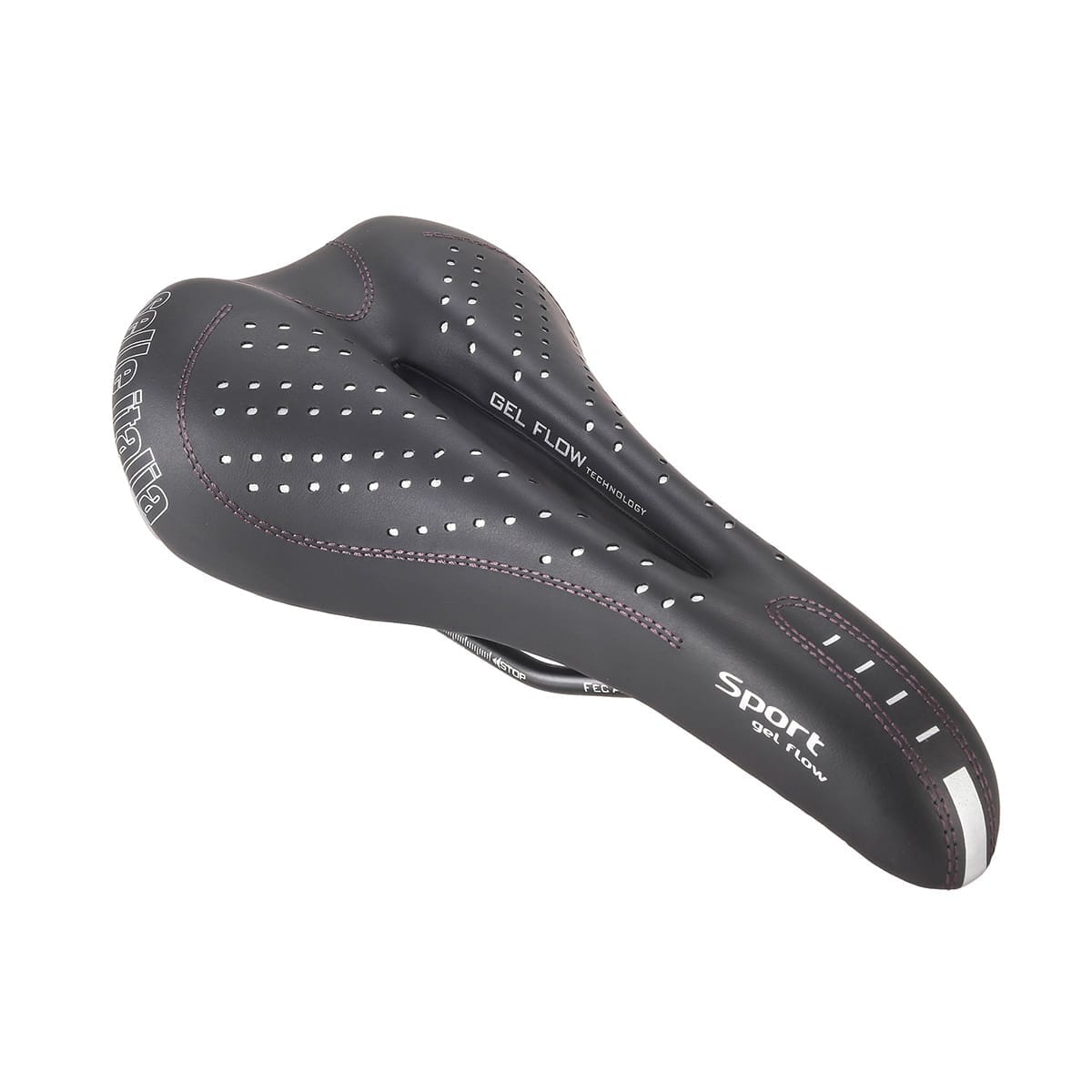 ITALIA SPORT GEL FLOW Saddle Manganese Rails