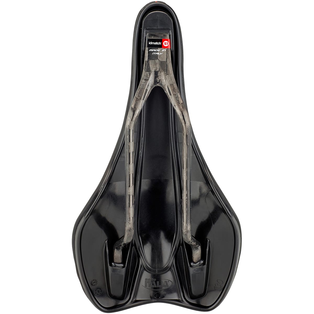 Sadel SELLE ITALIA SLR BOOST S1 Kulfiberskinne Sort