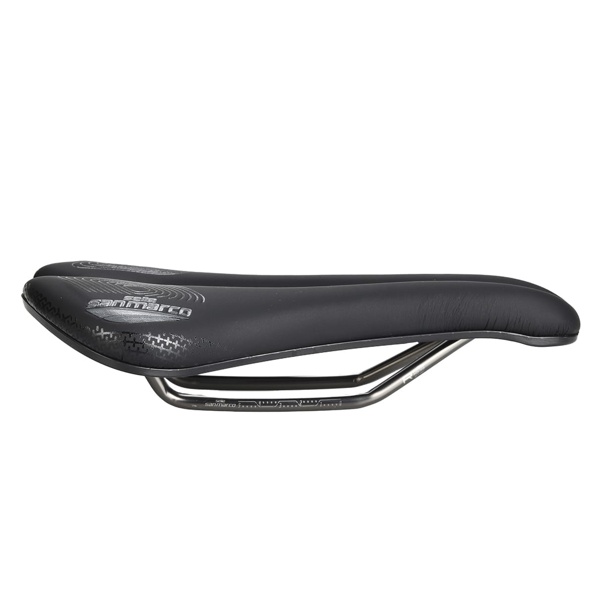 Selim SELLE SAN MARCO APSIDE SHORT SUPERCOMFORT OPEN-FIT RACING 139mm Raios Manganês