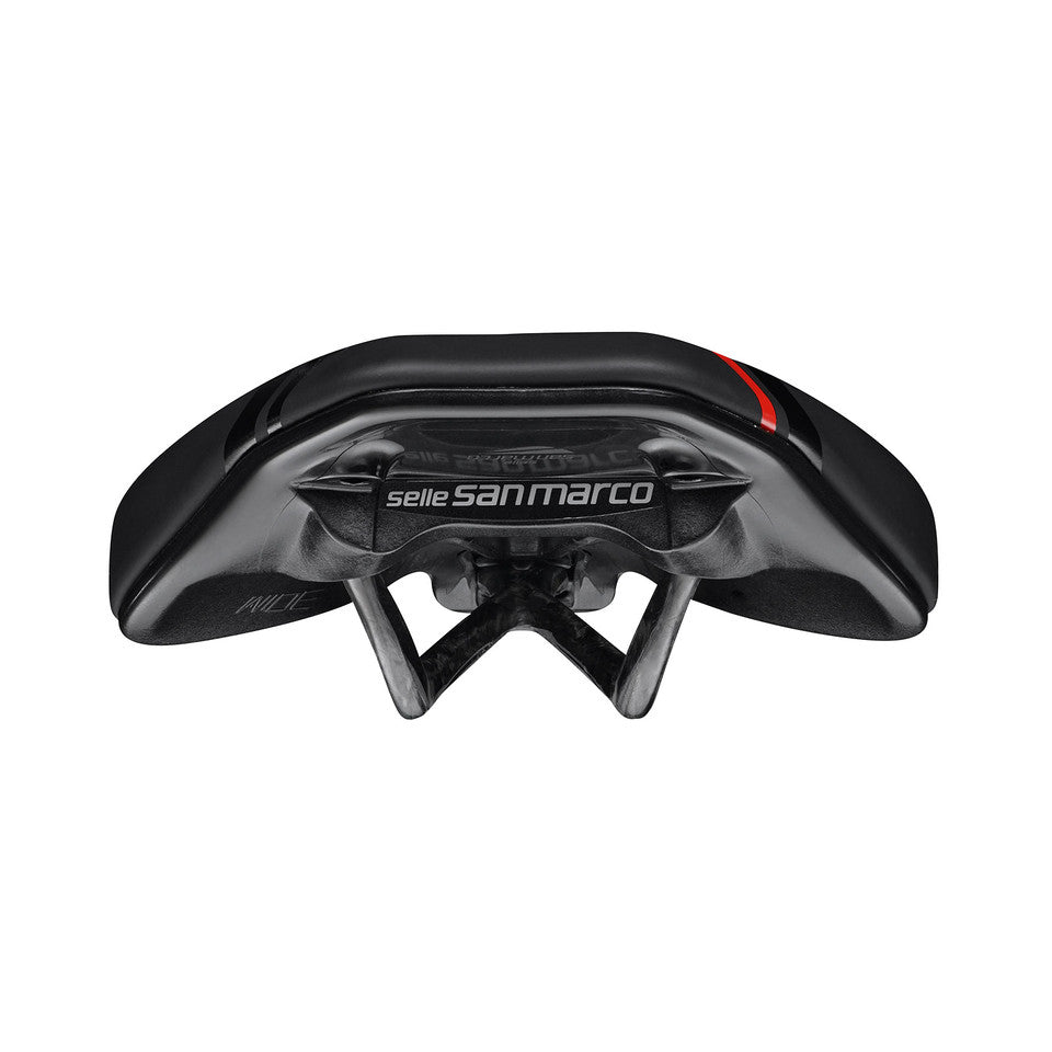 SAN MARCO GROUND SHORT OPEN-FIT CARBON FX 155mm Saddle Black