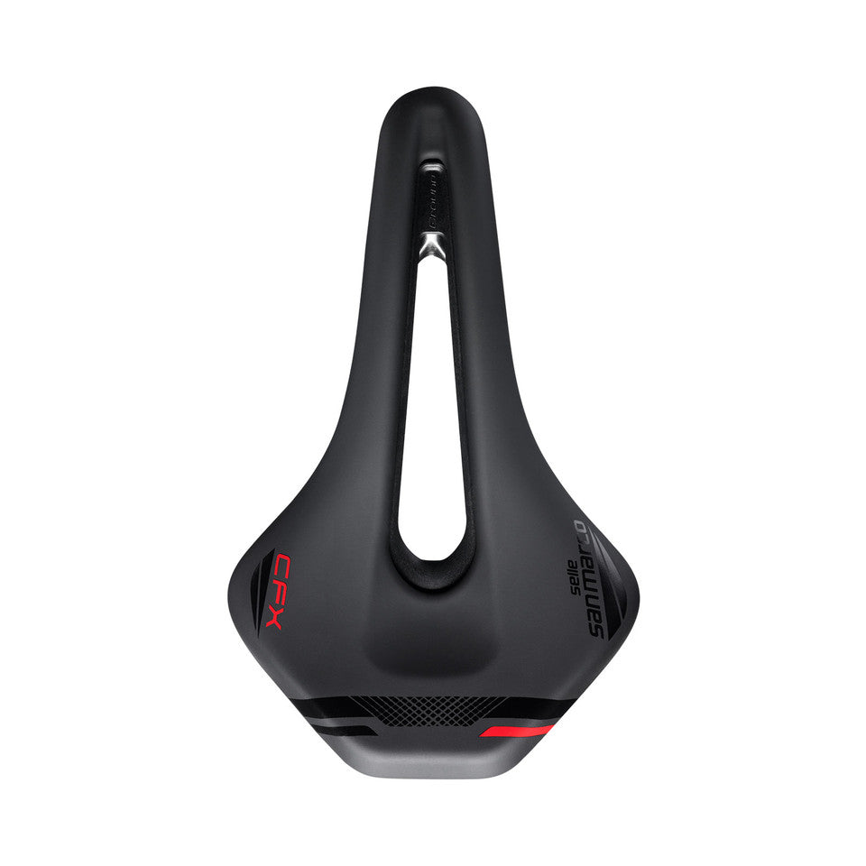 SAN MARCO GROUND SHORT OPEN-FIT CARBON FX 155mm Saddle Black