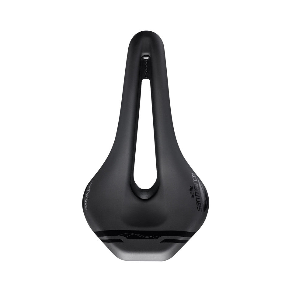 Sillín SAN MARCO GROUND SHORT OPEN-FIT DYNAMIC 140mm Negro